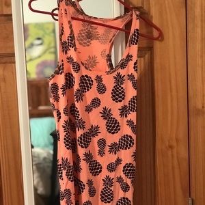 Robbed pineapple tank